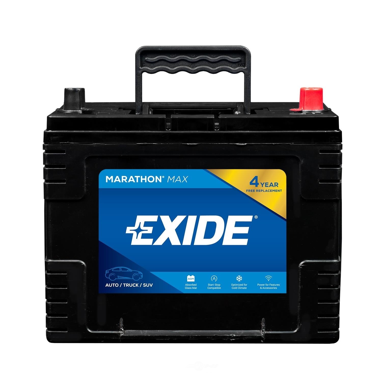 EXIDE MARATHON MAX AGM 4 YEAR AUTOMOTIVE BATTERY Exide MX24F