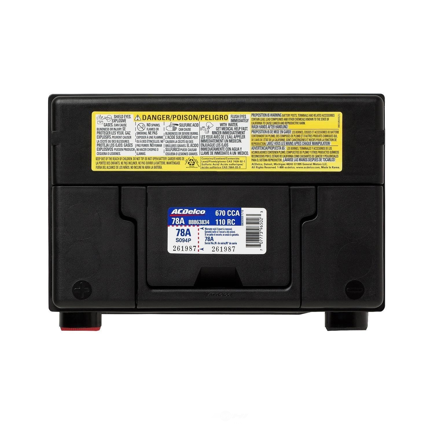 ACDelco 78S | 1-800-Battery