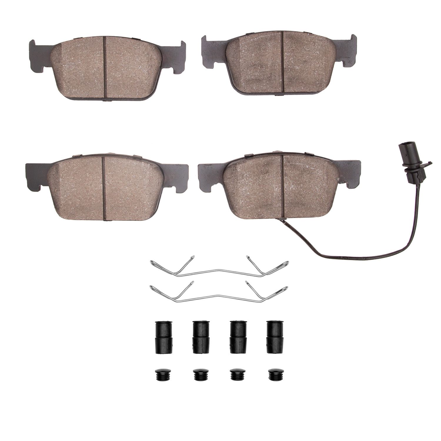 DFC HybriDynamic Brake Pads Hrdwr Kit Dynamic Friction Company 692-4000-1953-01