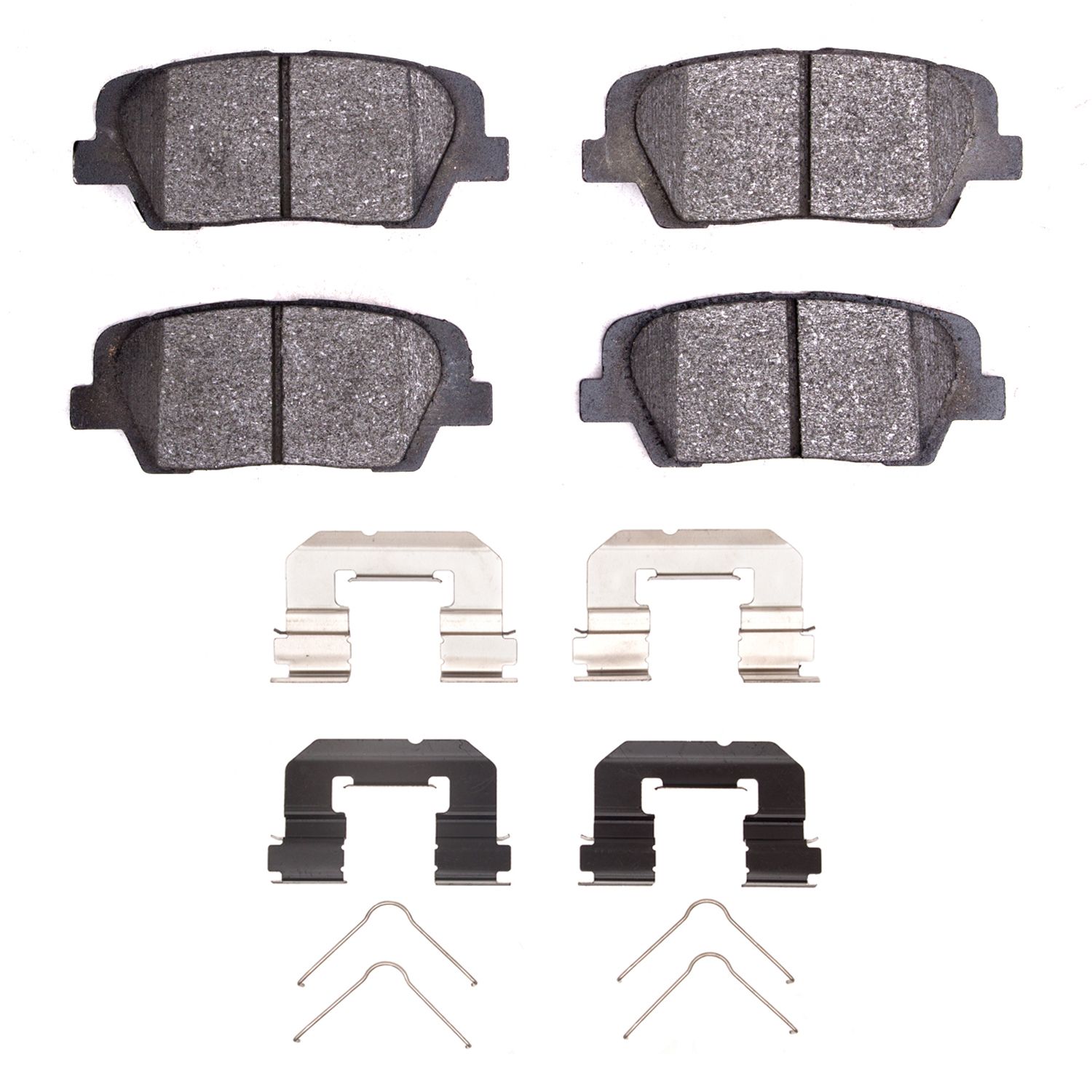 DFC HybriDynamic Brake Pads Hrdwr Kit Dynamic Friction Company 692-4000-1816-05