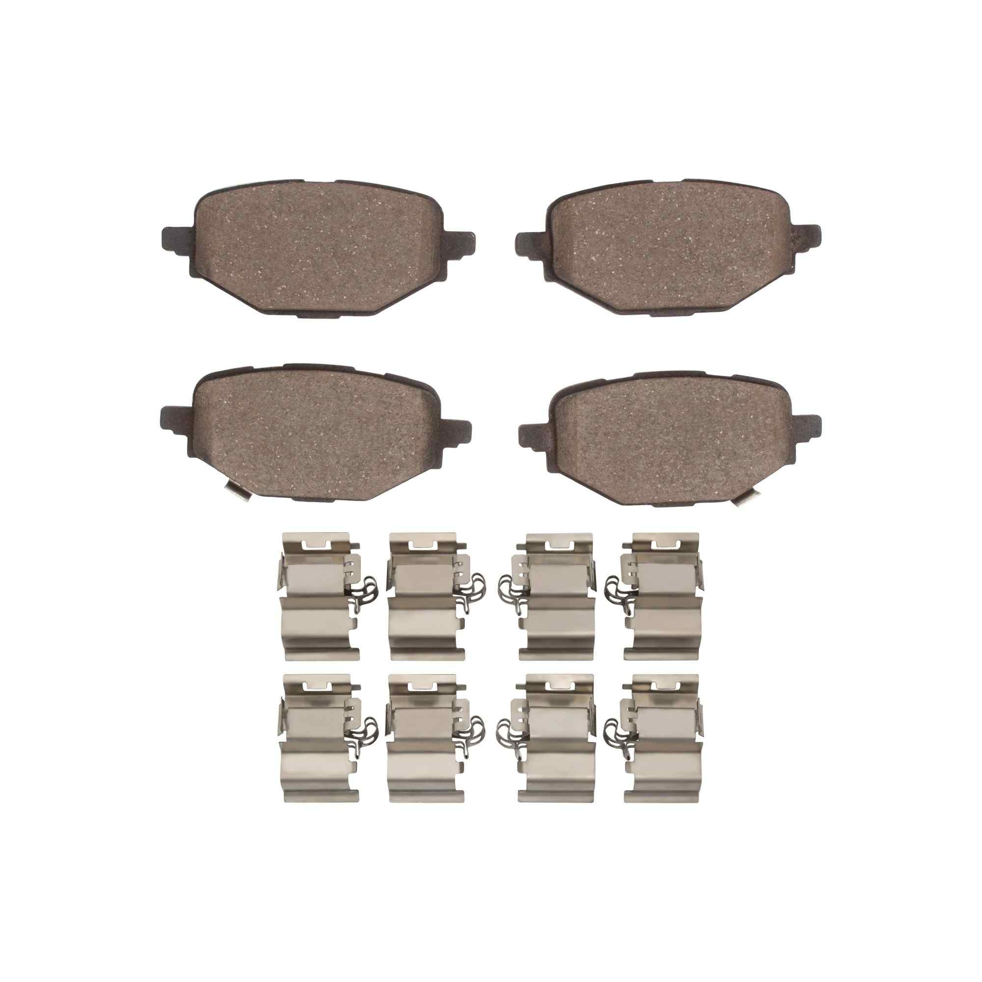 DFC HybriDynamic Brake Pads Hrdwr Kit Dynamic Friction Company 692-4000-2457-01