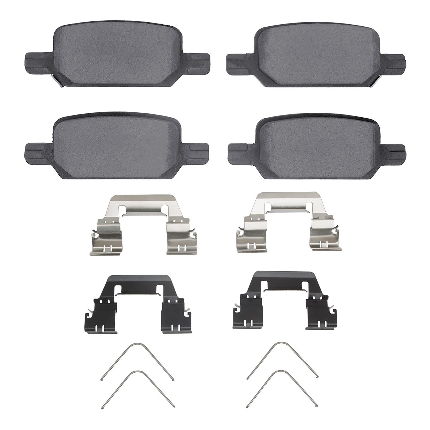 DFC HybriDynamic Brake Pads Hrdwr Kit Dynamic Friction Company 692-4000-2370-01