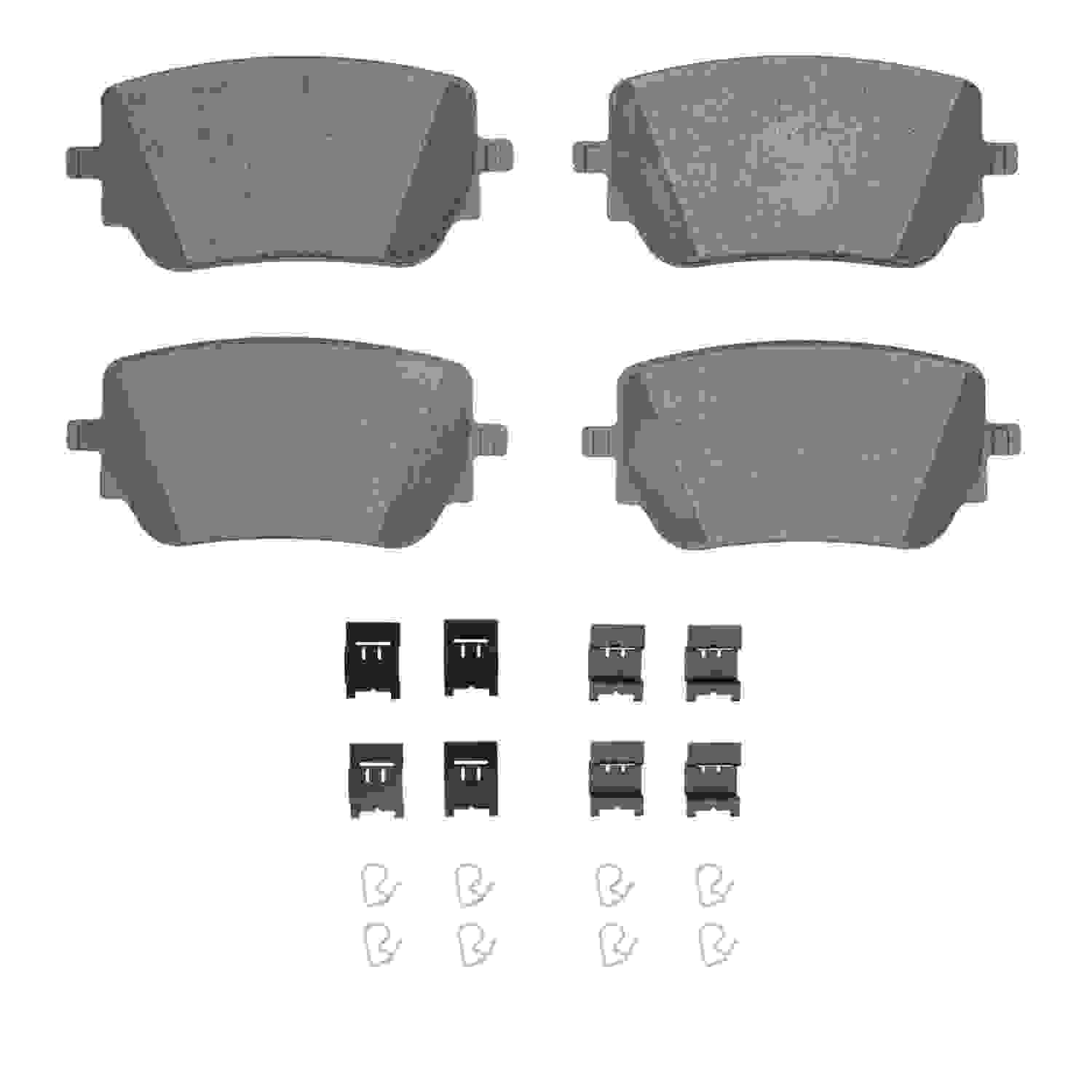 DFC HybriDynamic Brake Pads Hrdwr Kit Dynamic Friction Company 692-4000-2271-01