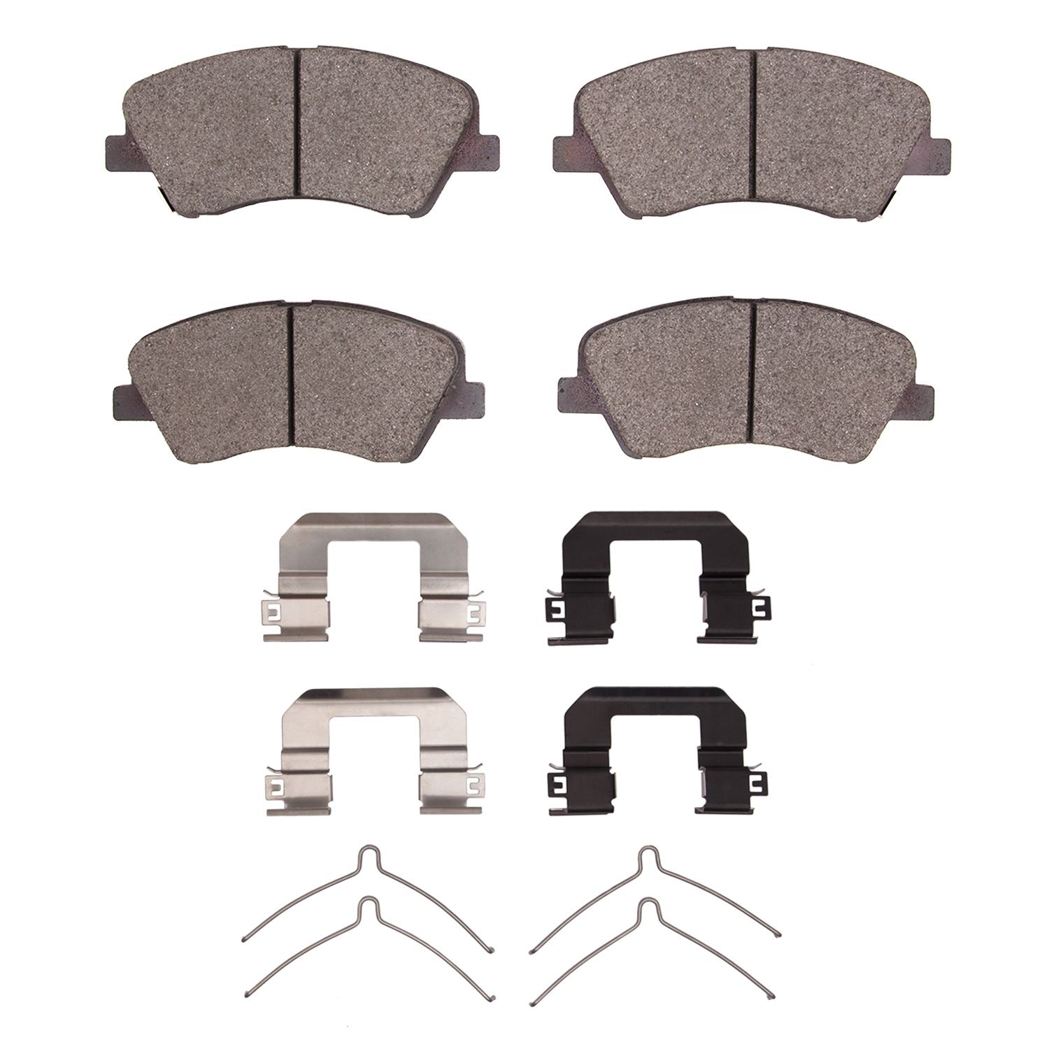 DFC HybriDynamic Brake Pads Hrdwr Kit Dynamic Friction Company 692-4000-2190-01