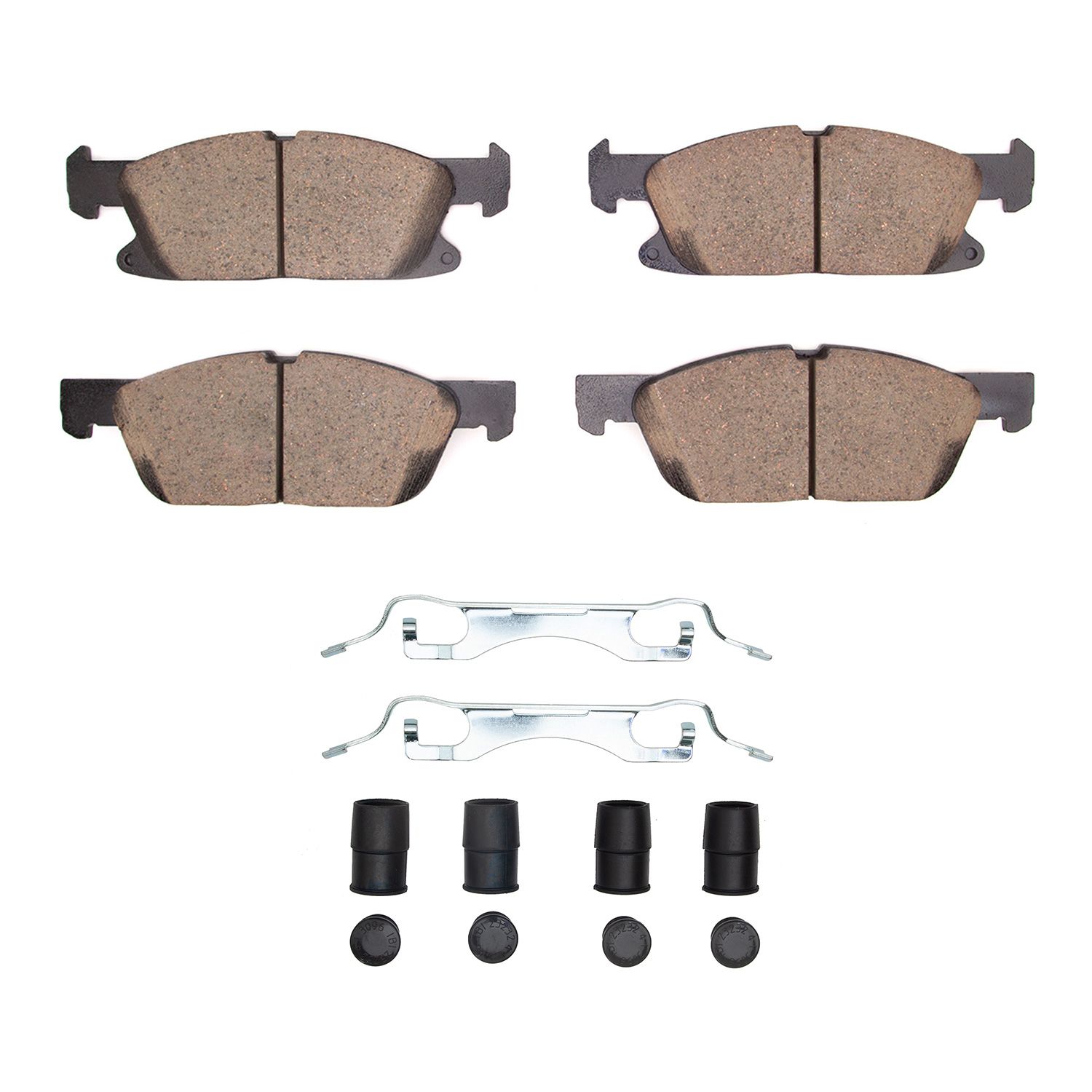 DFC HybriDynamic Brake Pads Hrdwr Kit Dynamic Friction Company 692-4000-2180-01