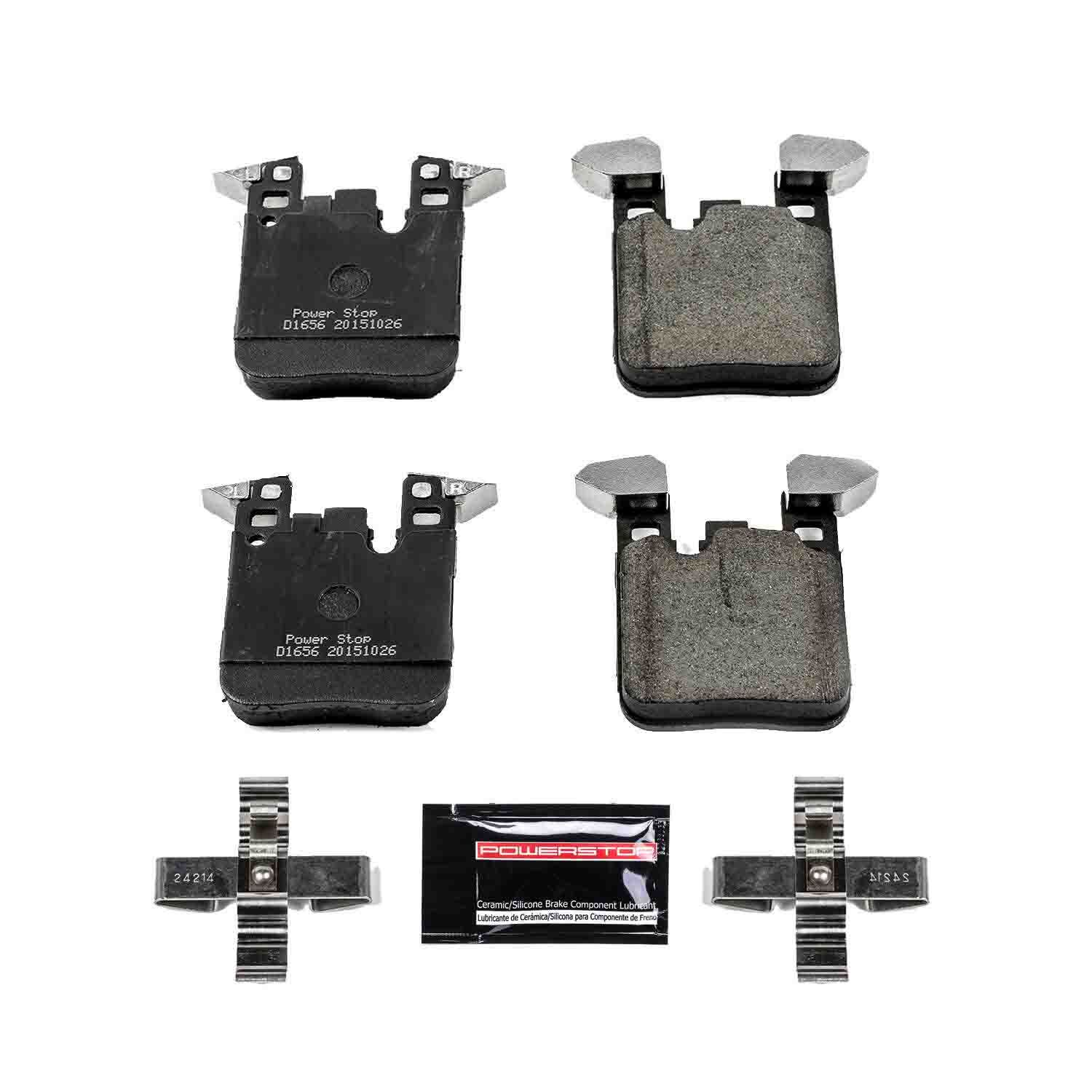 Z23 EVOLUTION SPORT CARBON-FIBER BRAKE PADS W/ HARDWARE Power Stop 218-Z23-1656