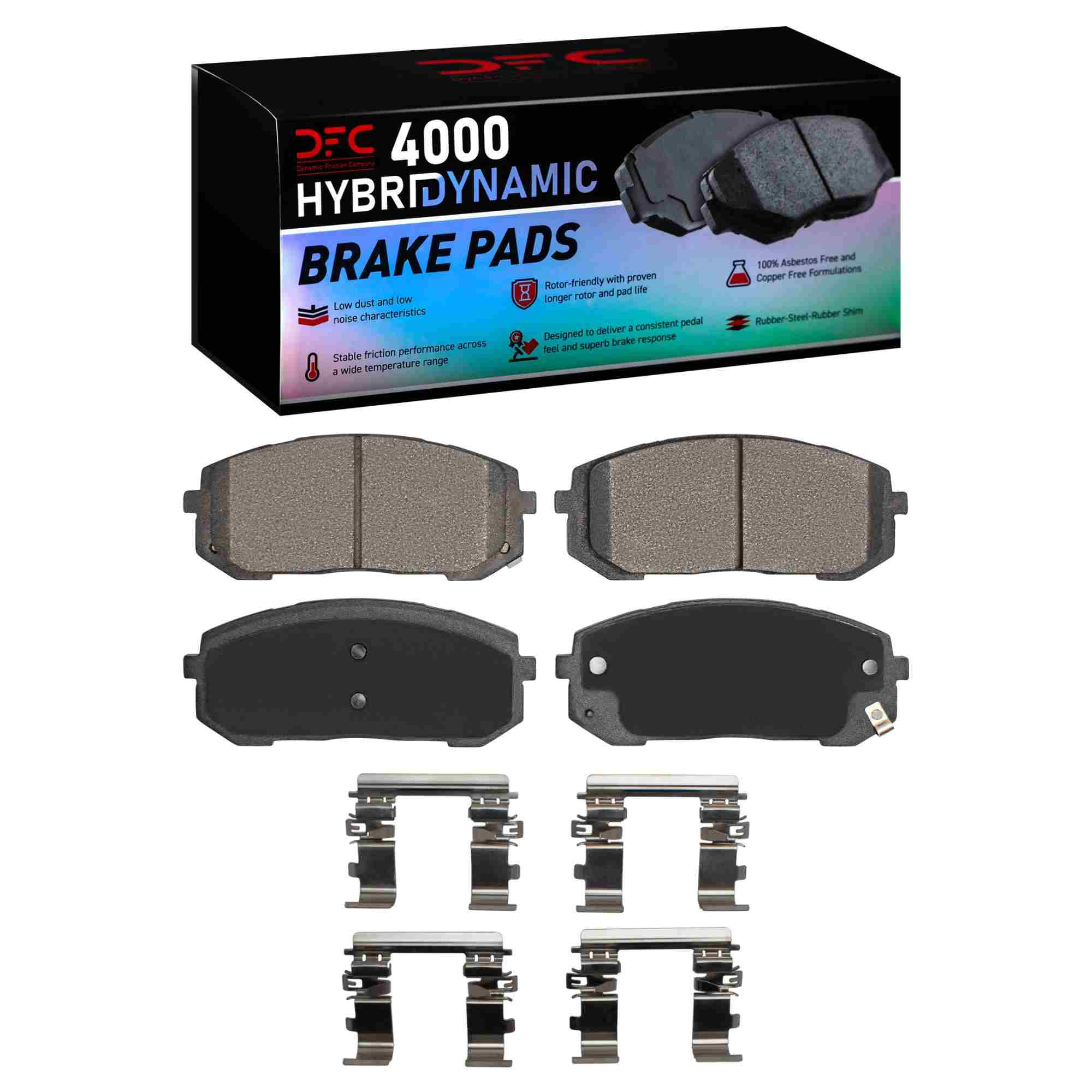 Brake Pad Dynamic Friction Company 692-4000-2302-02