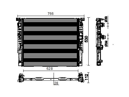 Radiator BEHR 759-CR 937 000P