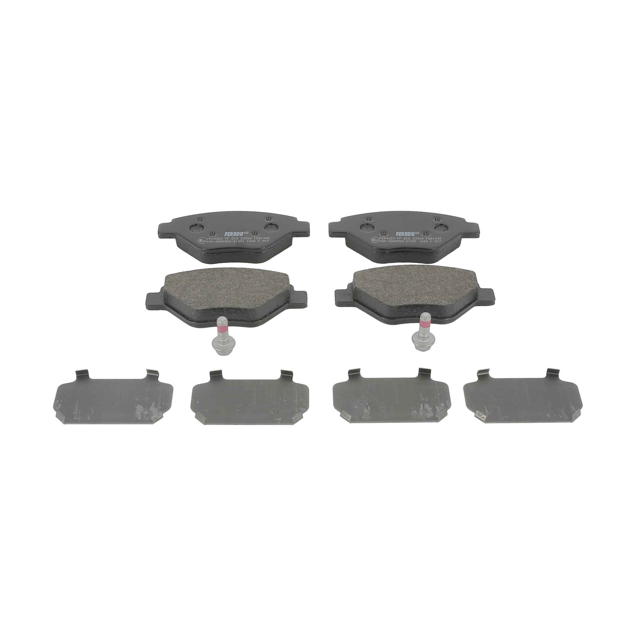 OEX Front Disc Brake Pad Set Premium Semi - Met Wagner Brake 621-OEX1409