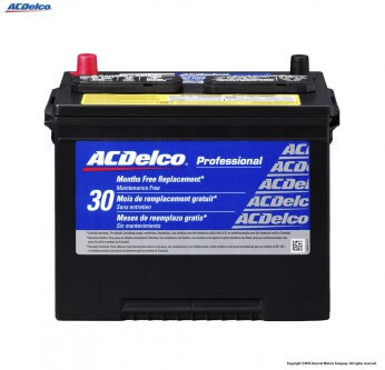 ACDelco Gold Series Maintenance Free Battery 12 Volt Group 24R 600 CCA CA 750 30 Month Warranty ACDelco 24RPS