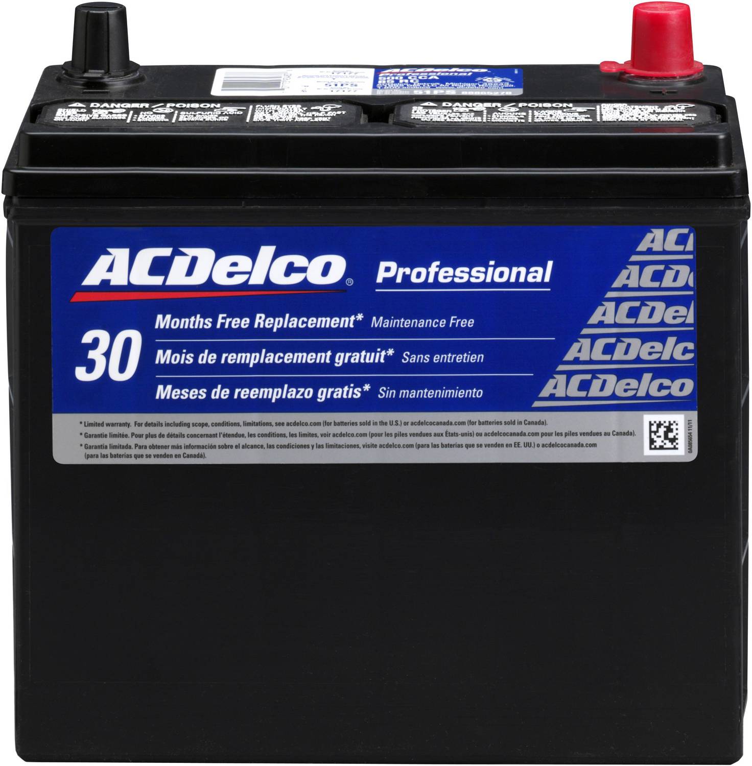 ACDelco Gold Series Maintenance Free Battery 12 Volt Group 51 500 CCA CA 600 30 Month Warranty ACDelco 51PS