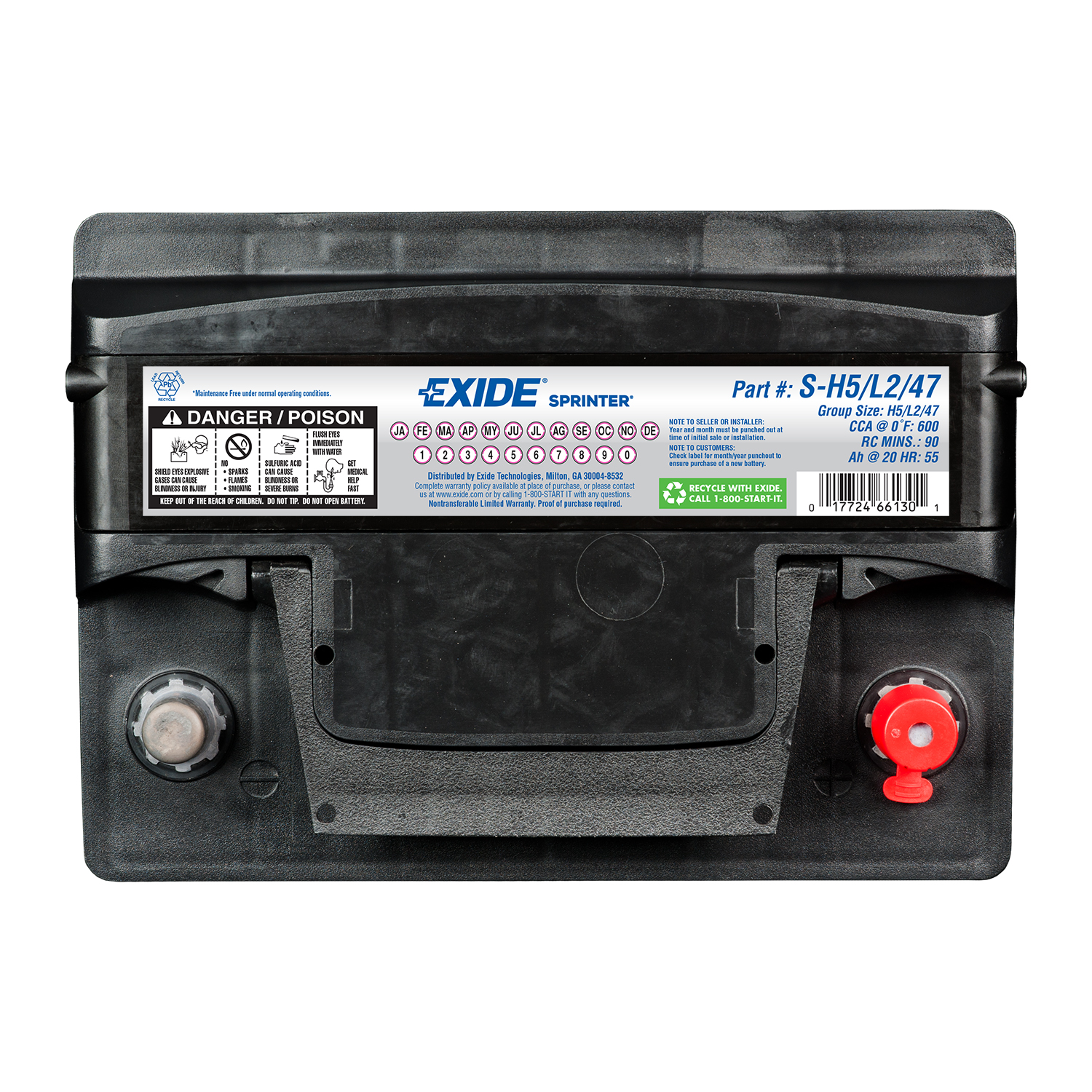Exide S-H5/L2/47 | CarBattery.com Exide S-H5/L2/47 | CarBattery.com