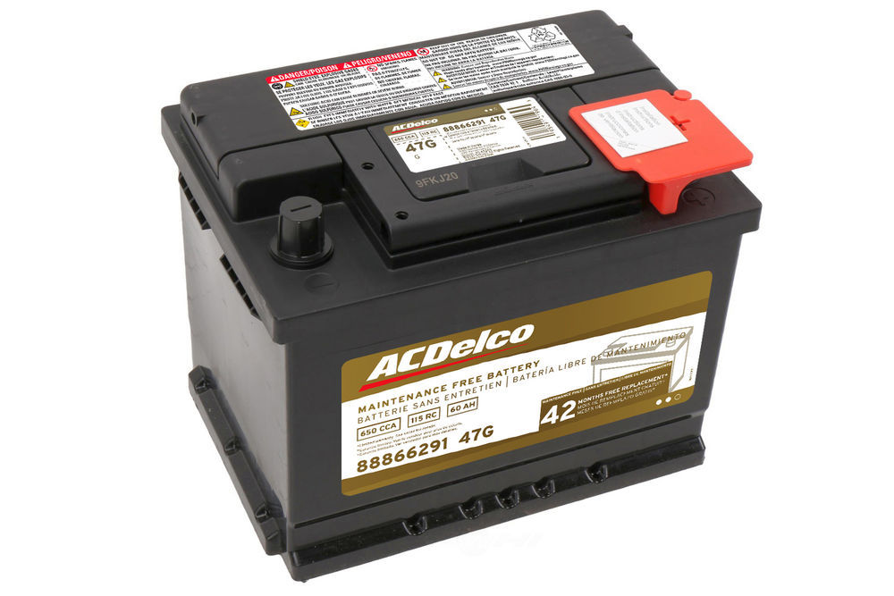 ACDelco Gold Series Maintenance Free Battery 12 Volt Group 47/H5 650 CCA CA 810 42 Month Warranty ACDelco 47G