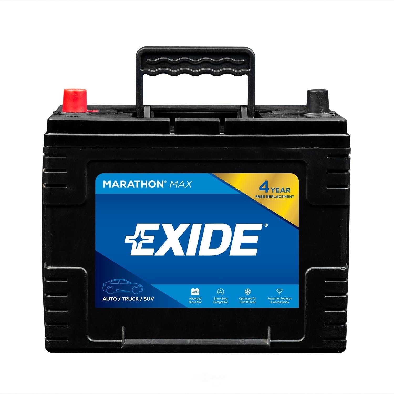 EXIDE MARATHON MAX AGM 4 YEAR AUTOMOTIVE BATTERY Exide MX24
